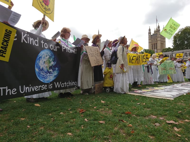 Another picture from the fracking demo 