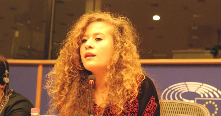 Palestinian teen activist Ahed Tamimi