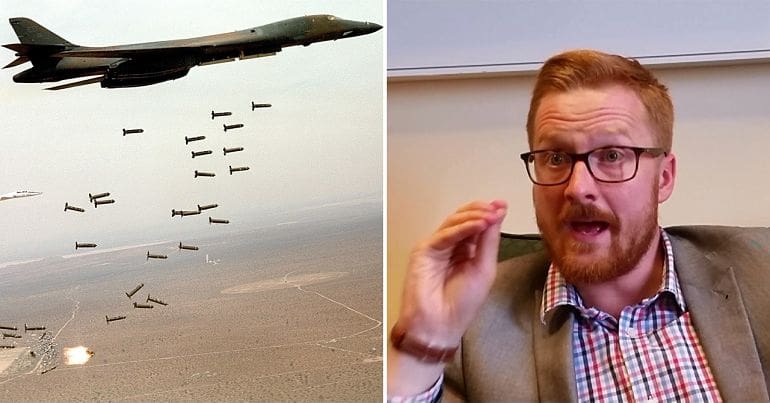 Lancer bomber and Lloyd Russell-Moyle