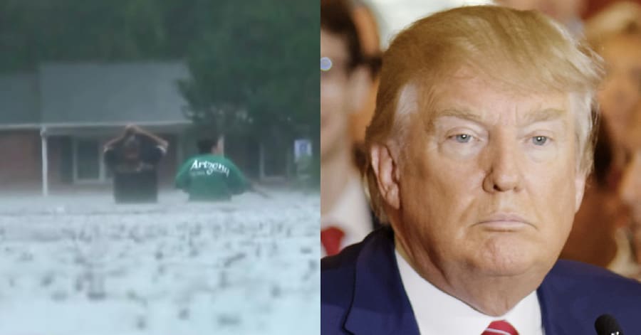 Floods in North Carolina and Donald Trump