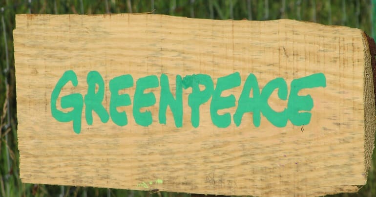 Greenpeace Sign