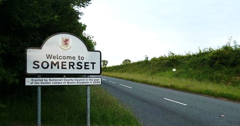 Somerset sign