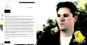 Dan Hodges and a redacted letter