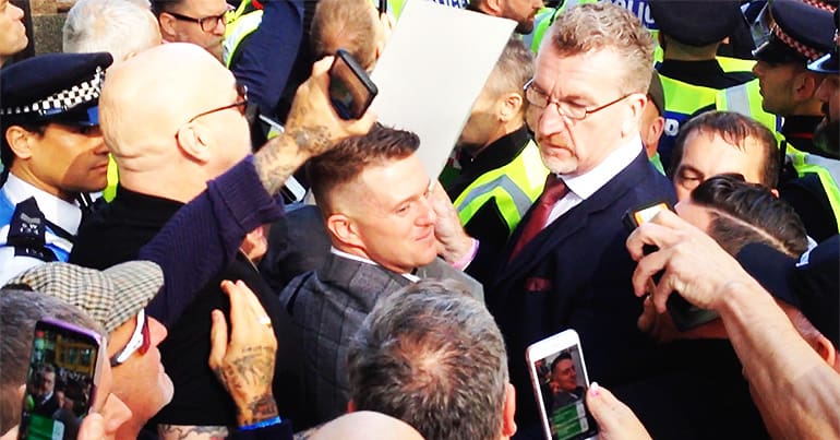 Stephen Yaxley-Lennon, aka Tommy Robinson