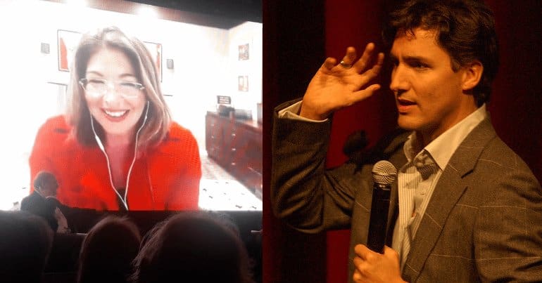 Naomi Klein and Justin Trudeau