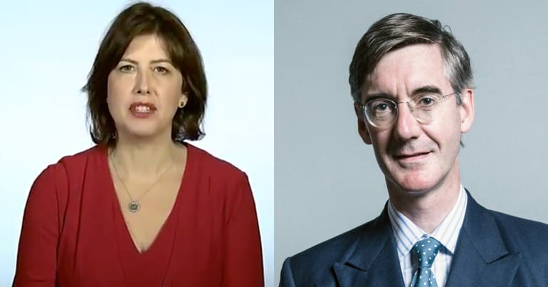 Lucy Powell and Jacob Rees-Mogg