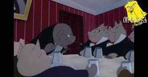 The pigs from Animal Farm