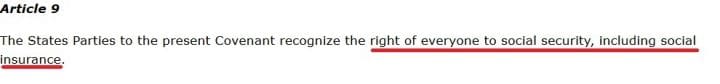 ICESCR - Article 9