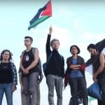 Israeli protesters on Gaza border