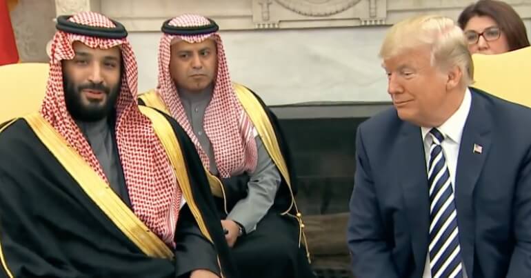 Trump and Saudi Crown Prince