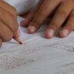 A child in education