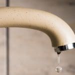 Tap with water
