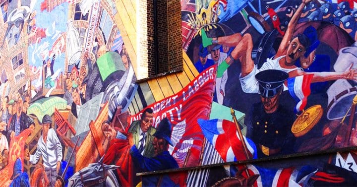 The Battle of Cable Street Mural