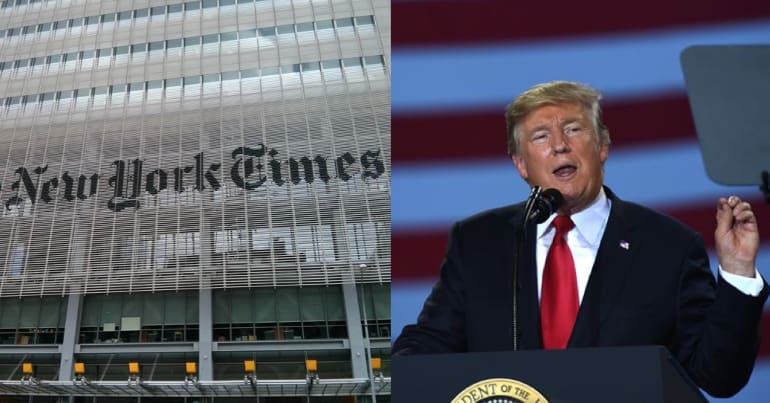 The New York Times has claimed that Trump inherited millions from parents.