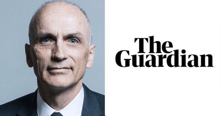Chris Williamson and the Guardian logo