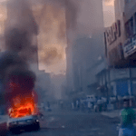 An image from past violence in Venezuela, 1989