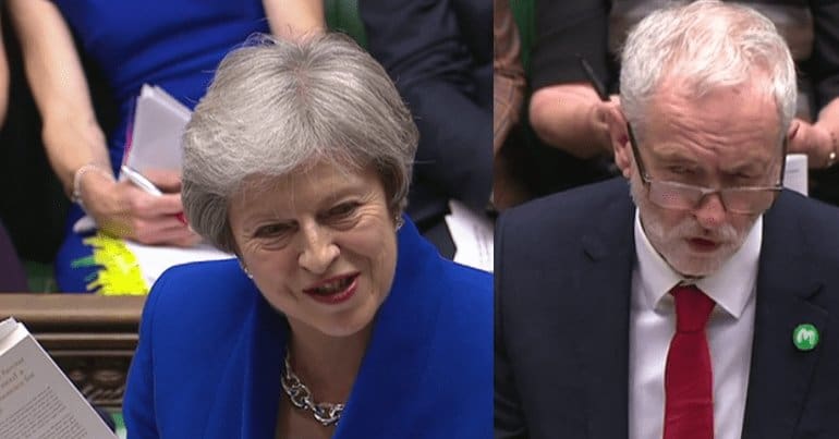 Theresa May and Jeremy Corbyn