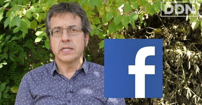 George Monbiot and Facebook logo
