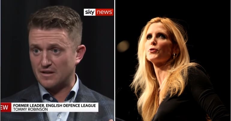 Tommy Robinson and Ann Coulter