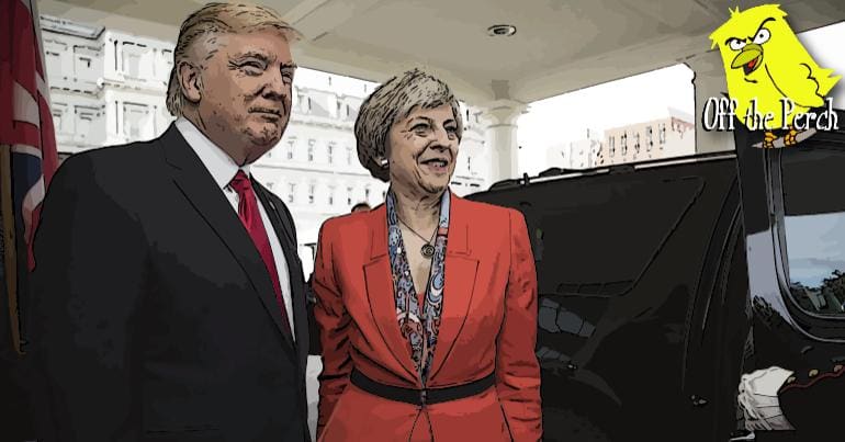 President Trump and Theresa May
