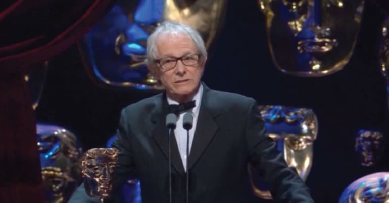 Ken Loach at the BAFTAs