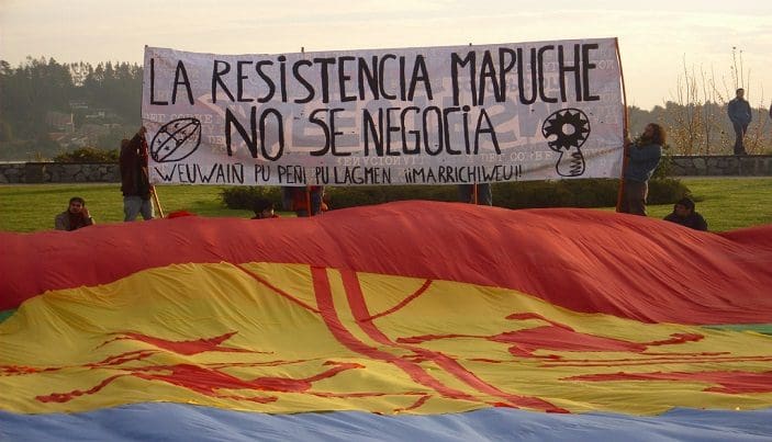 Mapuche protest