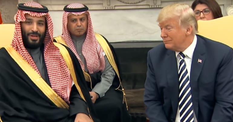 Donald Trump and Mohammed bin Salman