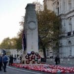 Veterans for Peace on Remembrance Sunday at Cenotaph