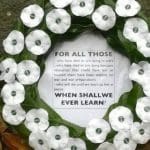 White Poppy Wreath