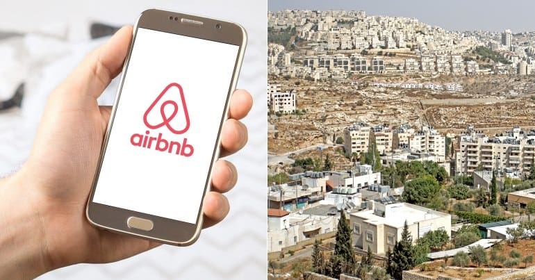 Airbnb/ Israeli settlements in West Bank