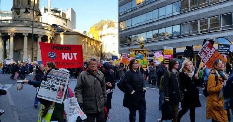 anti-fascist Demo - Ipswhich NUT - 1500 x 843