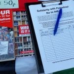 anti-fascist demo - Stand of Fight Racism Fight Imperialism - 1489 x 730