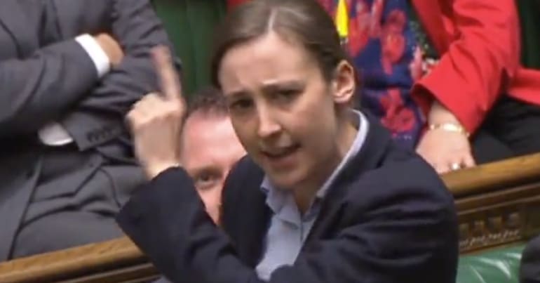 Mhairi Black in parliament