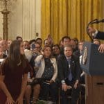 Donald Trump and White House press