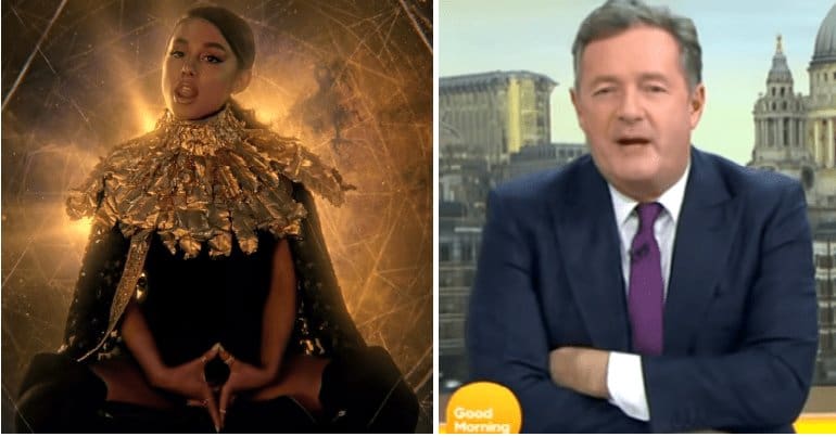 Ariana Grande and Piers Morgan