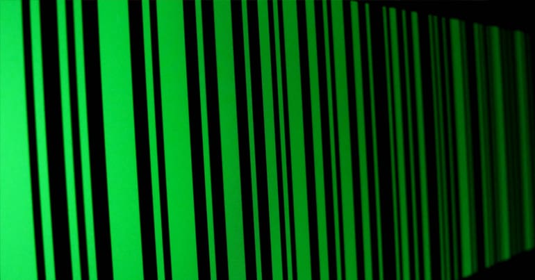 Green barcode