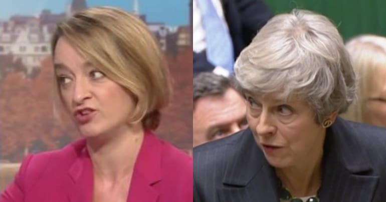 Laura Kuenssberg and Theresa May