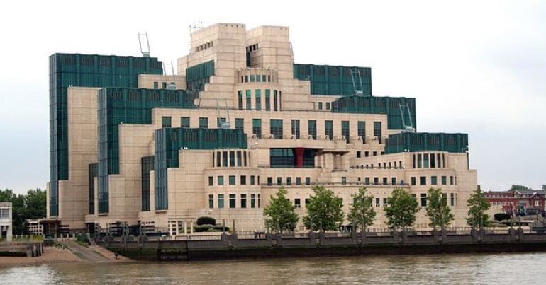 An image of MI6 headquarters