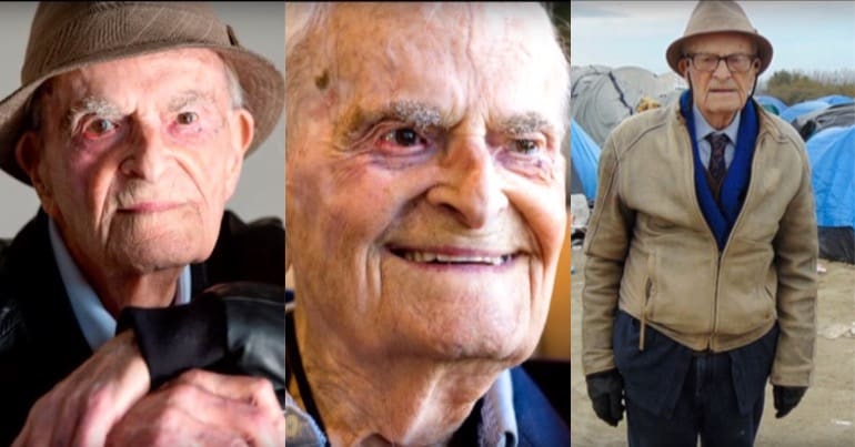 Harry Leslie Smith in three different photos