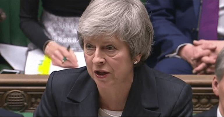 Theresa May at PMQs