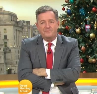 Piers Morgan and Susanna Reid on ITV's Good Morning Britain