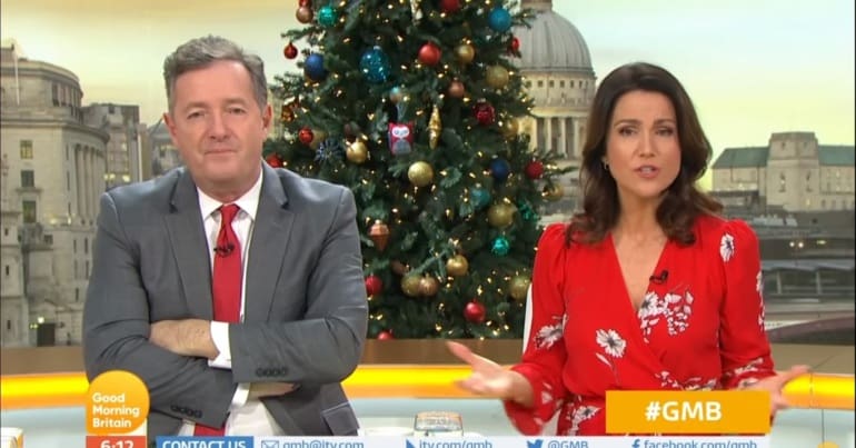 Piers Morgan and Susanna Reid on ITV's Good Morning Britain