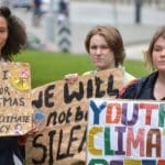 Schoolchildren strike for climate in Hobart, Australia