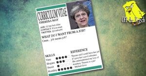 Theresa May's CV