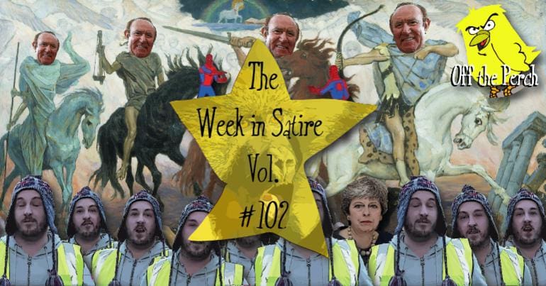 Images from the week's satirical stories