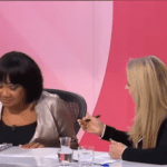 Diane Abbott, left, and journalist Isabel Oakeshott, right, on BBC Question Time
