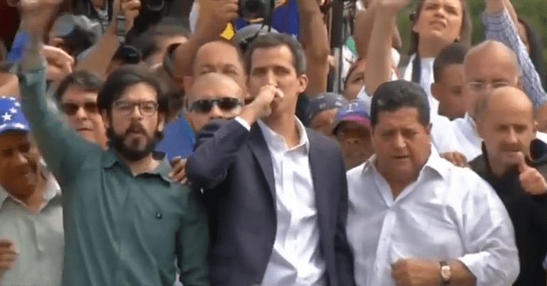 Opposition leader Juan Guaidó