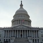 The US Congress building.