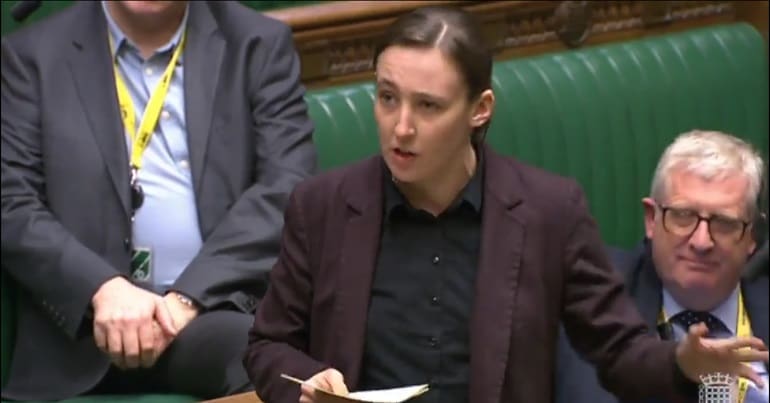 Mhairi Black in the House of Commons