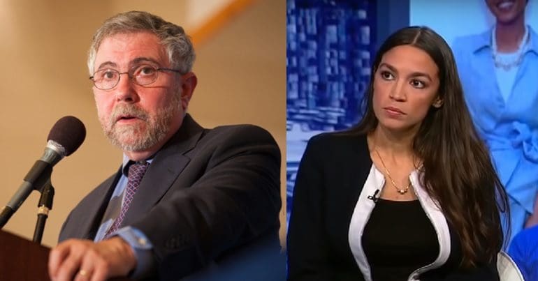 Paul Krugman and Alexandria Ocasio-Cortez